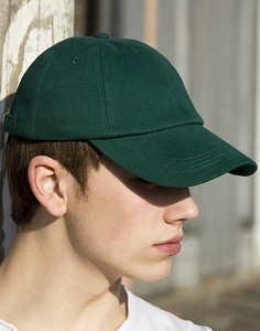 Result Headwear RC24 - Flache Brushed Cotton Cap Forest Green
