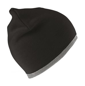 Result Winter Essentials RC46 - Reversible Fashion Fit Hat Black/Grey