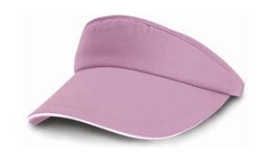 Result Headwear RC48 - Sport Visor Pink / Weiß