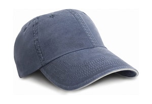 Result Headwear RC54 - Fine Cotton Twill Cap Navy/Putty