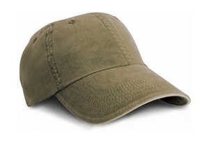 Result Headwear RC54 - Fine Cotton Twill Cap Olive/Stone