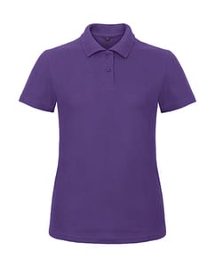B&C ID.001/women - Ladies` Piqué Polo Shirt - PWI11 Purple