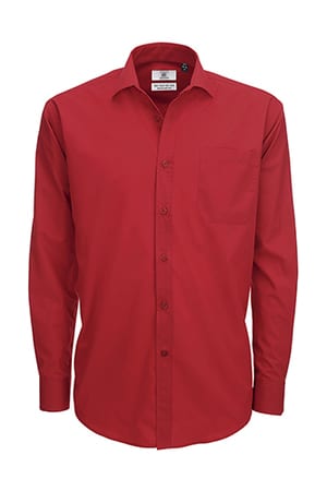 B&C SMP61 - LS Poplin Shirt