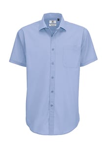 B&C SMP62 - Men`s Poplin Shirt - SMP62 Business Blue