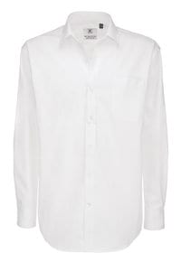 B&C SMT81 - Twill Shirt Weiß