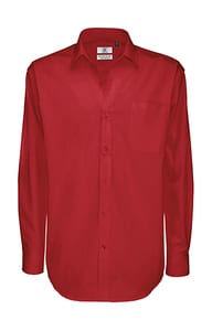 B&C SMT81 - Twill Shirt Deep Red