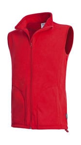 Active by Stedman ST5010 - Active Fleece Vest Men Scarlet Red