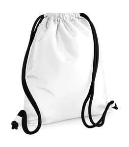 BagBase BG110 - Icon Drawstring Backpack Weiß / Schwarz