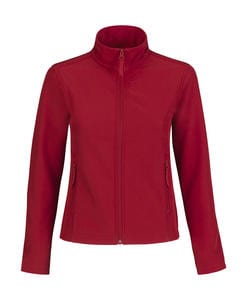 B&C ID.701 Softshell Wo. - Softshell Jacket Women - JWI63 Red/Warm Grey