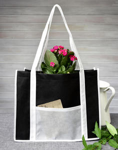 Bags by JASSZ PP-383010-LB - `Hibiscus` Leisure Bag LH Rot / Schwarz