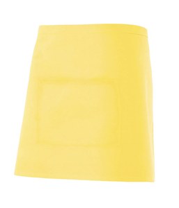 Velilla 404201 - SHORT APRON Light Yellow