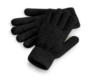 Beechfield B387 - Cosy Ribbed Cuff Gloves Black Marl