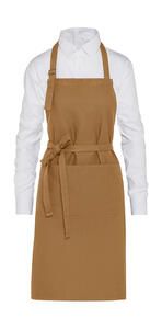 SG Accessories JG20P-OG - LISBON - Organic Heavyweight Bib Apron with Pocket Caramel