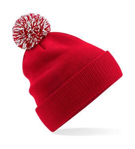 Beechfield B450R - Recycled Snowstar® Beanie Classic Red/White