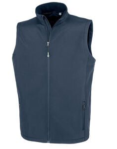 Result Genuine Recycled R902M - Men's Recycled 2-Layer Printable Softshell B/W Navy
