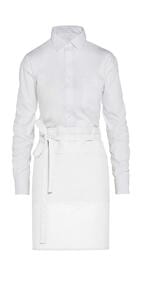 SG Accessories JG14P-REC - BRUSSELS - Short Recycled Bistro Apron with Pocket Weiß