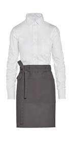 SG Accessories JG14P-REC - BRUSSELS - Short Recycled Bistro Apron with Pocket Grau