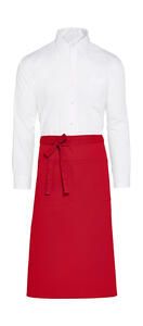 SG Accessories JG13P-REC - ROME - Recycled Bistro Apron with Pocket Red