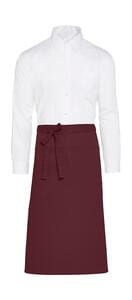 SG Accessories JG13P-REC - ROME - Recycled Bistro Apron with Pocket Burgundy