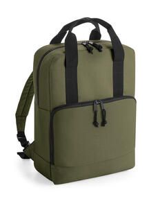 Bag Base BG287 - Recycled Twin Handle Cooler Backpack Military Green
