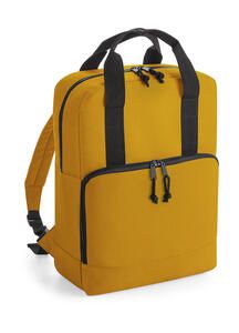 Bag Base BG287 - Recycled Twin Handle Cooler Backpack Senf