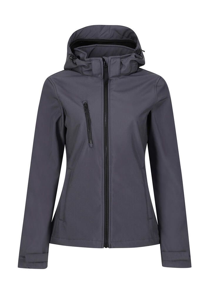 Regatta Professional TRA702 - Women's Venturer 3-Layer Hooded Softshell Jacket