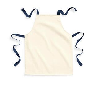 Westford Mill W362 - FairTrade Cotton Junior Craft Apron Natural/French Navy