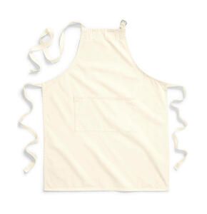 Westford Mill W364 - FairTrade Cotton Adult Craft Apron Natural