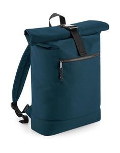 Bag Base BG286 - Recycled Roll-Top Backpack Petrol