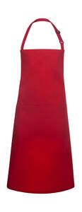 Karlowsky BLS 5 - Bib Apron Basic with Pocket Red