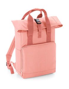 Bag Base BG118 - Twin Handle Roll-Top Backpack Blush Pink