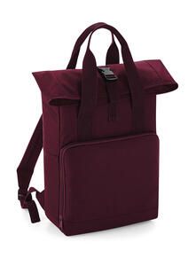 Bag Base BG118 - Twin Handle Roll-Top Backpack Burgundy
