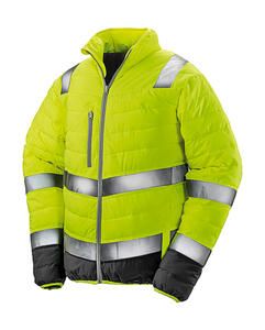 Result Safe-Guard R325M - Soft Padded Safety Jacket Fluo Yellow / Grey