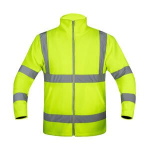 Korntex KXFJ - Hi-Vis Fleece Jacket "Bergen" Yellow