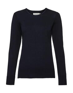 Russell Collection 0R717F0 - Ladies Crew Neck Knitted Pullover