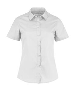 Kustom Kit KK241 - Women's Tailored Fit Poplin Shirt SSL Weiß