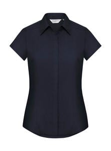 Russell Collection R-925F-0 - Popelin Bluse French Navy