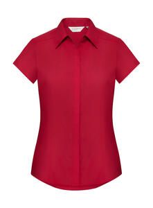 Russell Collection R-925F-0 - Popelin Bluse Classic Red
