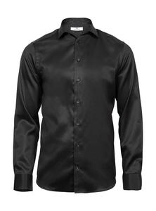 Tee Jays 4021 - Luxury Shirt Slim Fit Schwarz