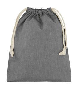 SG Accessories - BAGS (Ex JASSZ Bags) REC-StuffBag-DS - Recycled Cotton/Polyester Stuff Bag Black Heather