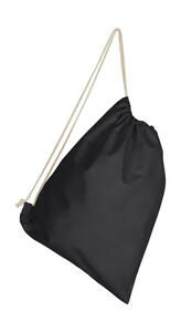 SG Accessories - BAGS (Ex JASSZ Bags) Backpack-1DS - Cotton Backpack Single Drawstring Schwarz