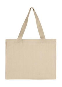 SG Accessories - BAGS (Ex JASSZ Bags) CA-WSF-LH - Canvas Wide Shopper with Fold LH Natural