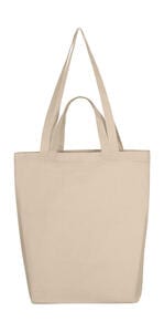 SG Accessories - BAGS (Ex JASSZ Bags) 384210-LH - Double Handle Gusset Bag Natural