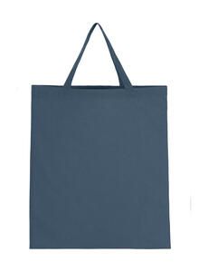 Jassz Bags 3842-SH - `Cedar` Cotton Shopper SH Indigo Blue