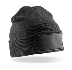 Result Genuine Recycled RC934X - Recycled Thinsulate™ Printers Beanie Schwarz