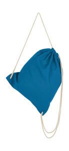 SG Accessories - BAGS (Ex JASSZ Bags) Backpack - Cotton Drawstring Backpack Mid Blue