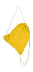 SG Accessories - BAGS (Ex JASSZ Bags) Backpack - Cotton Drawstring Backpack Yellow
