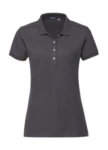 Russell R-566F-0 - Ladies’ Stretch Polo Convoy Grey