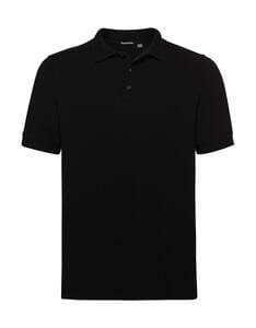 Russell  0R567M0 - Men's Tailored Stretch Polo Schwarz