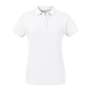 Russell Pure Organic 0R508F-0 - Ladies' Pure Organic Polo Weiß